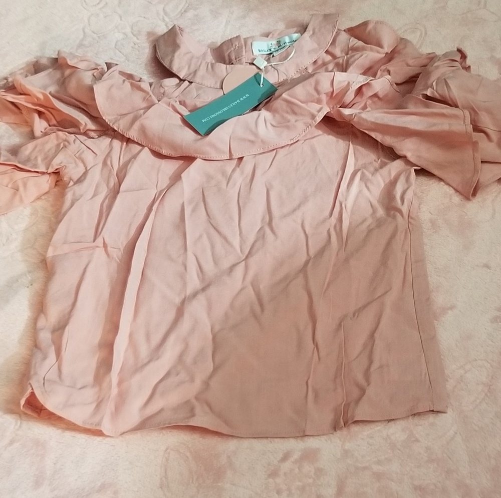 Bailey's Blossoms Cold Shoulder Shirt